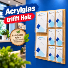 Edle Kombinationen aus Acrylglas und Holz