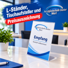 Preisschildhalter / L-Ständer