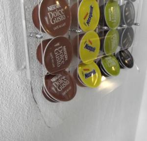 Dolce Gusto Kapselspender für die Wand