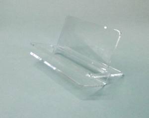 Neu! Steckbarer Visitenkartenständer aus glasklaren Acrylglas