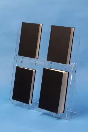 Buchaufsteller variabel einteilbar 2-reihig 42 cm Hoch