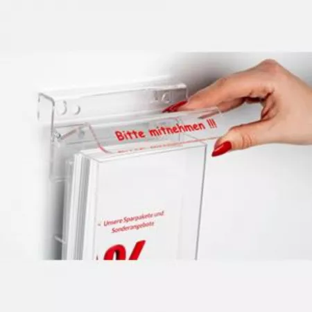 Flyerbox DIN LANG mit Schriftzug : BITTE MITNEHMEN
