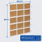 Postkartenwandhalter Acryl 15x DIN A6