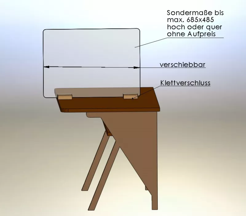  NOGRAX Hustenschutz-Ständer, Bildschirmhalterungen,  Trennwandhalterung, Clip-Halter, Aluminiumlegierung, Glas-Trennwandklemmen,  Clip-Klemme for Büro-Schreibtisch-Tisch, schwebende Regalhalterung Halte