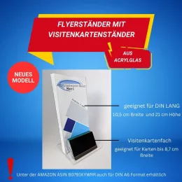 3 Stück Flyerständer DIN LANG mi...