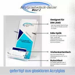 5 Stück Flyerständer mit Visiten...