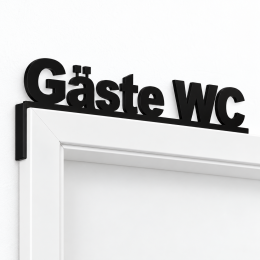DOOR TOPPER " GÄSTE WC "