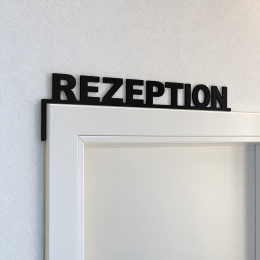 Door Topper " REZEPTION "