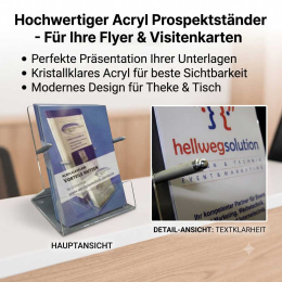 Flyerständer DIN A 6 / Postkartenständer
