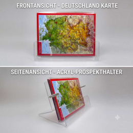 Flyerständer, Postkartenständer DIN A6 Querformat
