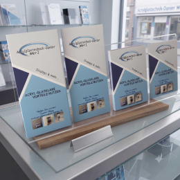 Mehrfach Flyerständer für DIN LANG,1/3A4,DIN A6 und DIN A5