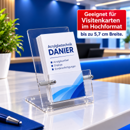 Visitenkartenhalter aus Acrylgla...